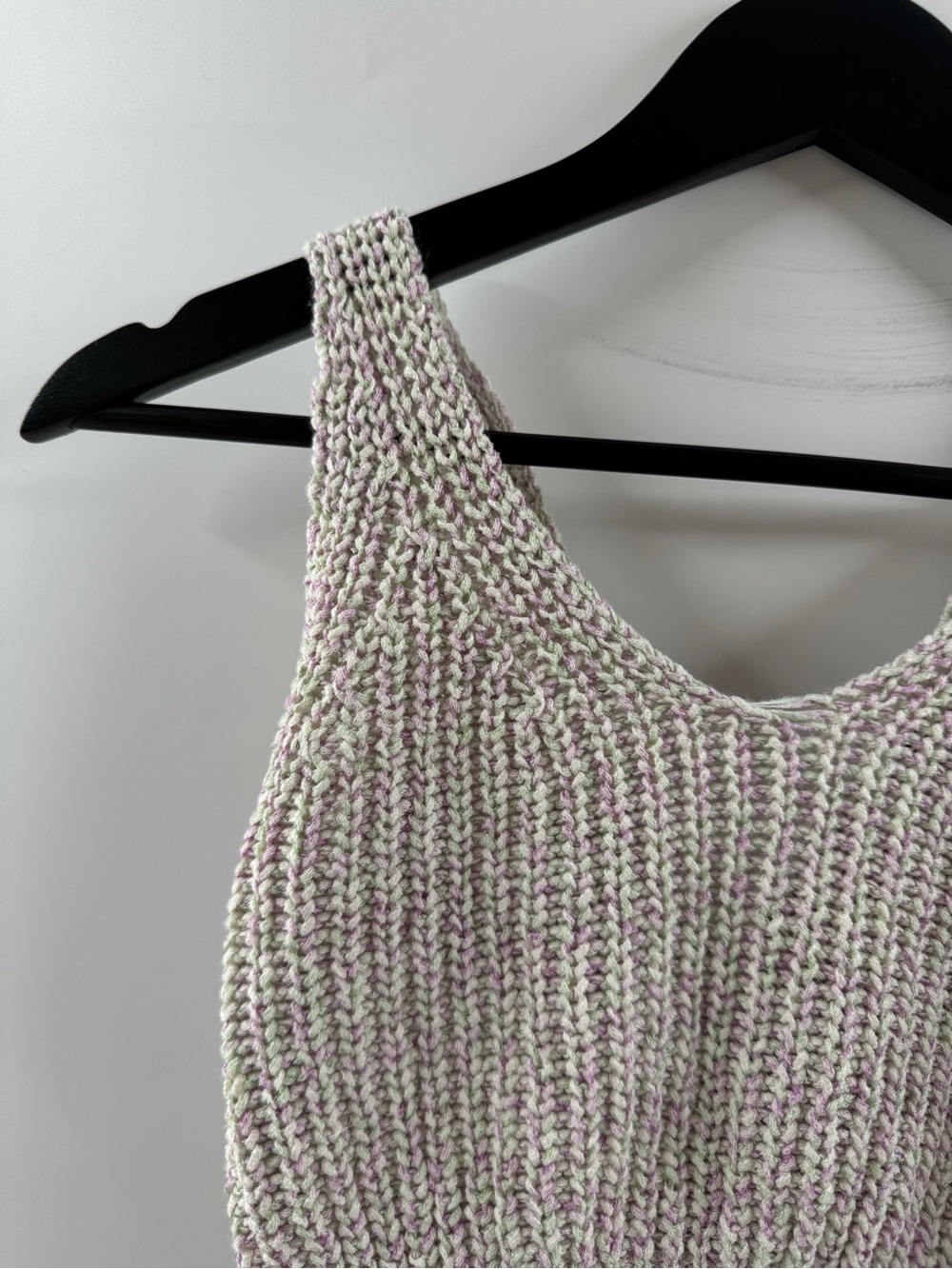 Lulus Twisted Back Knit Crop Tank Top – Women's Small - Picture 2 of 8